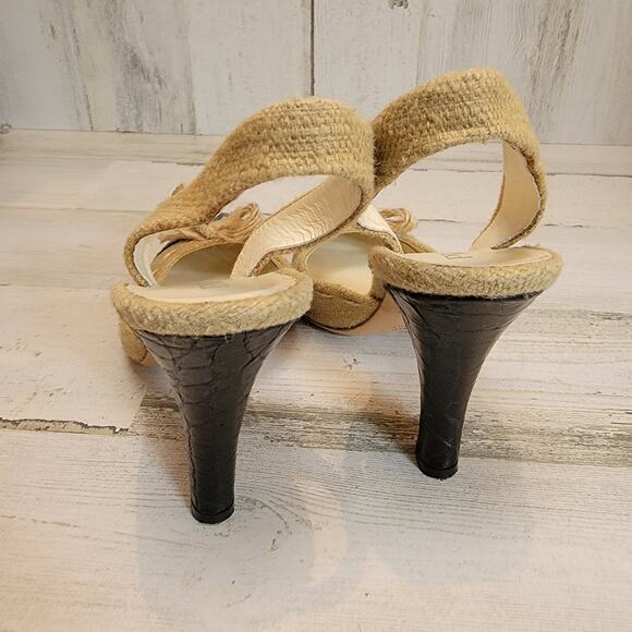 PRADA CROCODILE CAP SLING BACK COLORBLACK PUMPS, SIZE 36.5 - Picture 4 of 8